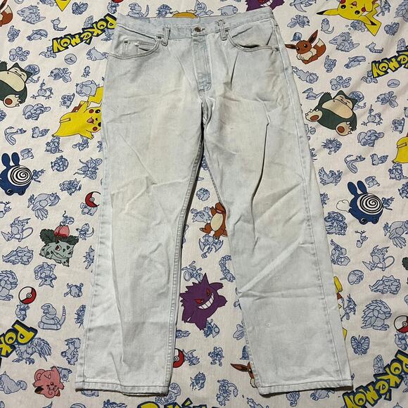 Vintage 2000s Wrangler Stonewash Relaxed Fit Jeans 36x30 - Picture 1 of 5